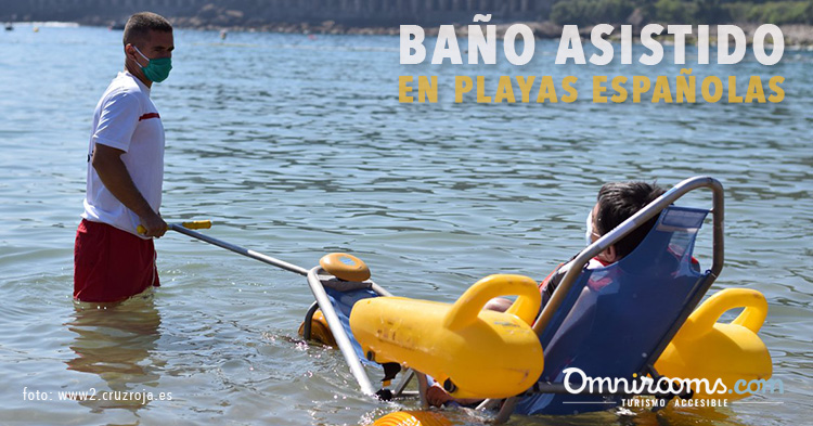 Baño asistido en las playas españolas - Blog - Omnirooms.com
